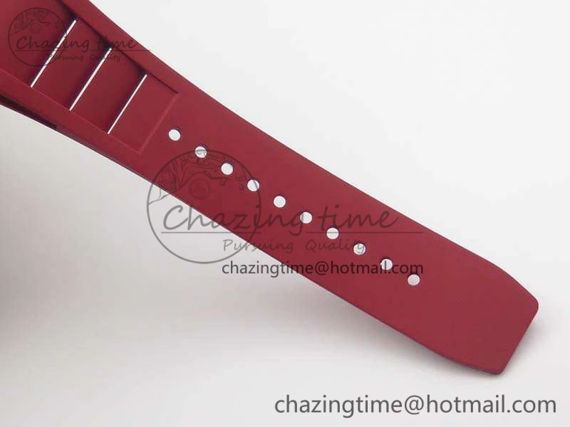 RM035-02 Rafael Nadal FC Ti Case KVF Best Edition Skeleton Dial Red On Rubber Strap MIYOTA8215 V2