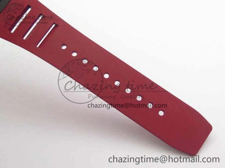 RM035-02 Rafael Nadal FC Ti Case KVF Best Edition Skeleton Dial Red On Rubber Strap MIYOTA8215 V2