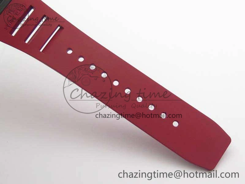RM035-02 Rafael Nadal FC Ti Case KVF Best Edition Skeleton Dial Red On Rubber Strap MIYOTA8215 V2
