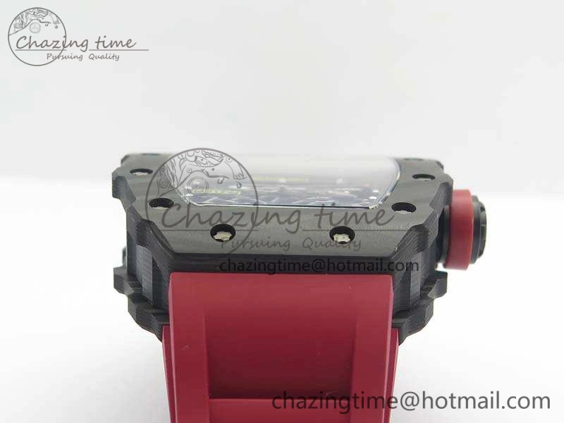 RM035-02 Rafael Nadal FC Ti Case KVF Best Edition Skeleton Dial Red On Rubber Strap MIYOTA8215 V2
