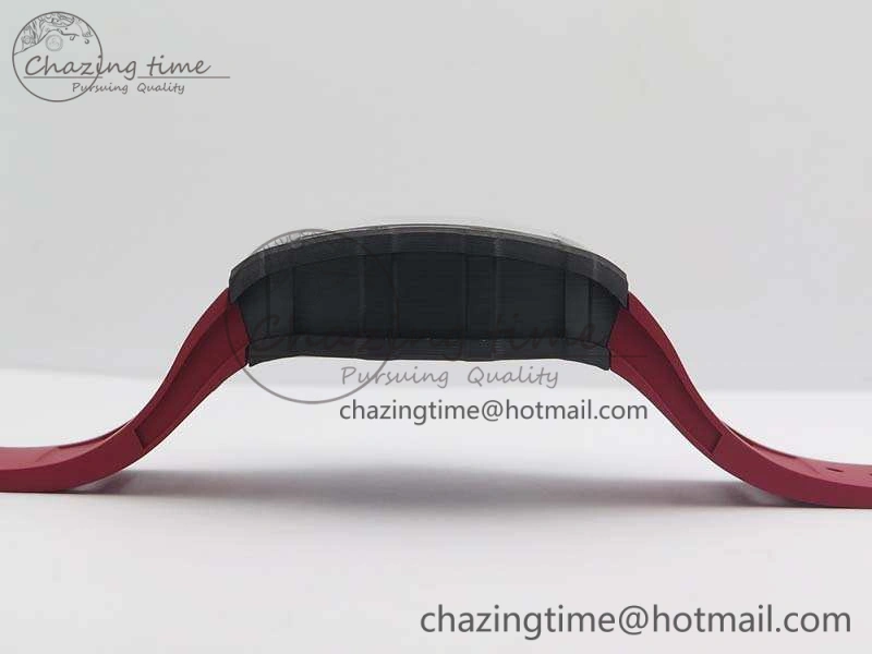 RM035-02 Rafael Nadal FC Ti Case KVF Best Edition Skeleton Dial Red On Rubber Strap MIYOTA8215 V2