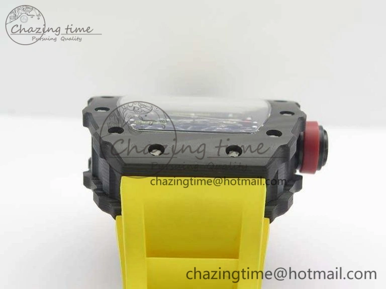 RM035-02 Rafael Nadal FC Ti Case KVF Best Edition Skeleton Dial Red On Rubber Strap MIYOTA8215 V2