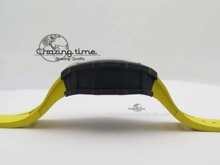 RM035-02 Rafael Nadal FC Ti Case KVF Best Edition Skeleton Dial Red On Yellow Rubber Strap MIYOTA8215