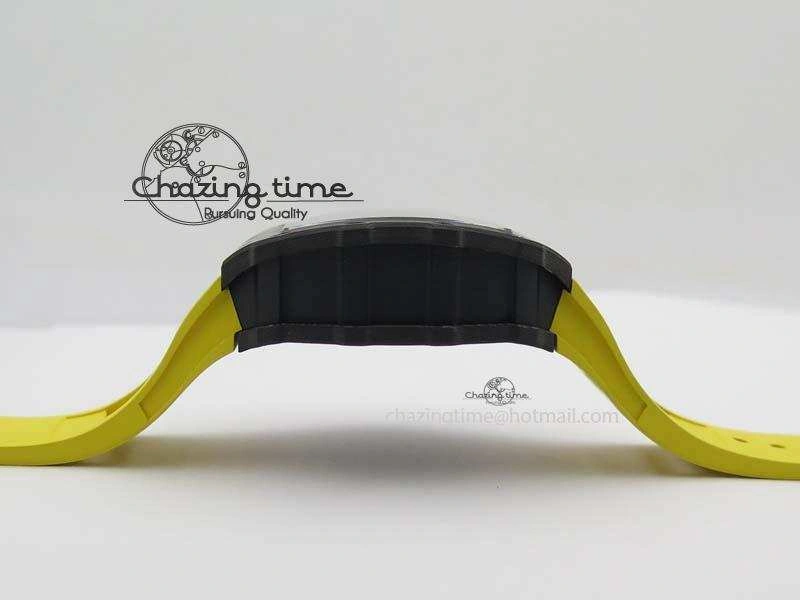 RM035-02 Rafael Nadal FC Ti Case KVF Best Edition Skeleton Dial Red On Yellow Rubber Strap MIYOTA8215