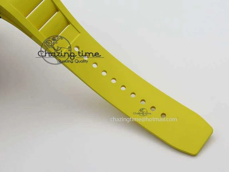 RM035-02 Rafael Nadal FC Ti Case KVF Best Edition Skeleton Dial Red On Yellow Rubber Strap MIYOTA8215