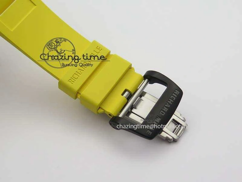 RM035-02 Rafael Nadal FC Ti Case KVF Best Edition Skeleton Dial Red On Yellow Rubber Strap MIYOTA8215