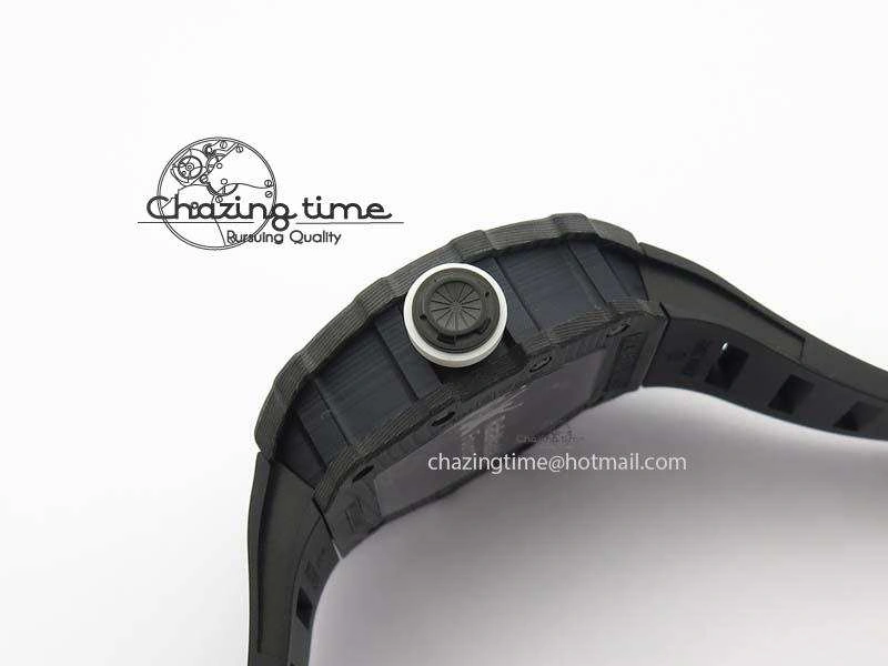 RM035-02 Rafael Nadal FC Ti Case KVF Best Edition Skeleton Dial White On Black Rubber Strap MIYOTA8215