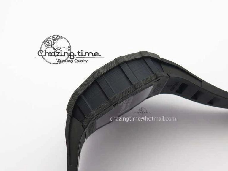 RM035-02 Rafael Nadal FC Ti Case KVF Best Edition Skeleton Dial White On Black Rubber Strap MIYOTA8215