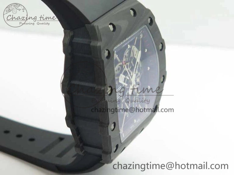RM035-02 Rafael Nadal FC Ti Case KVF Best Edition Skeleton Dial White On Rubber Strap MIYOTA8215 V2