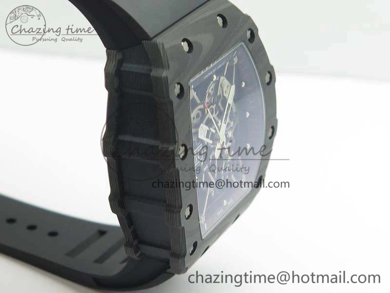 RM035-02 Rafael Nadal FC Ti Case KVF Best Edition Skeleton Dial White On Rubber Strap MIYOTA8215 V2