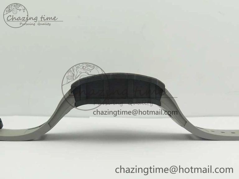 RM035-02 Rafael Nadal Forge Carbon Titanium Case KVF Best Edition Skeleton Dial Red on Gray Rubber Strap MIYOTA8215 V2