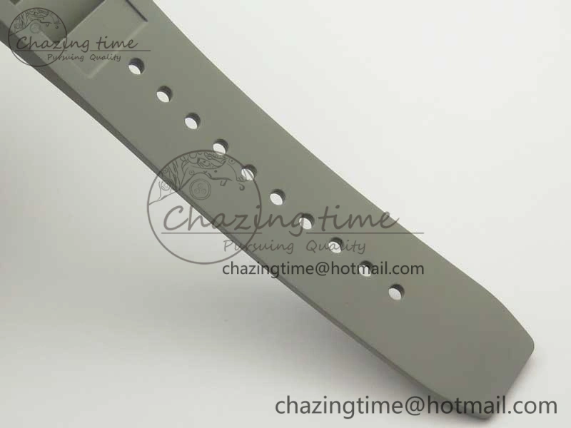 RM035-02 Rafael Nadal Forge Carbon Titanium Case KVF Best Edition Skeleton Dial Red on Gray Rubber Strap MIYOTA8215 V2