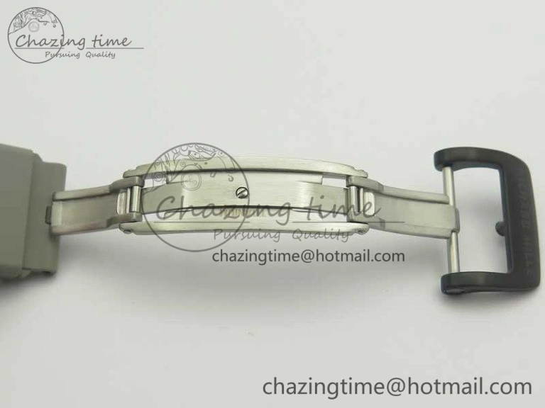RM035-02 Rafael Nadal Forge Carbon Titanium Case KVF Best Edition Skeleton Dial Red on Gray Rubber Strap MIYOTA8215 V2