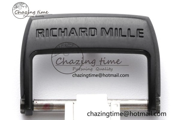 RM035-02 Real NTPT ZF 1:1 Best Edition Skeleton Dial on Red Rubber Strap NH05A V3+
