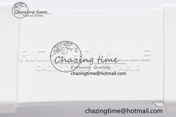 RM035-02 Real NTPT ZF 1:1 Best Edition Skeleton Dial on White Rubber Strap NH05A V3+