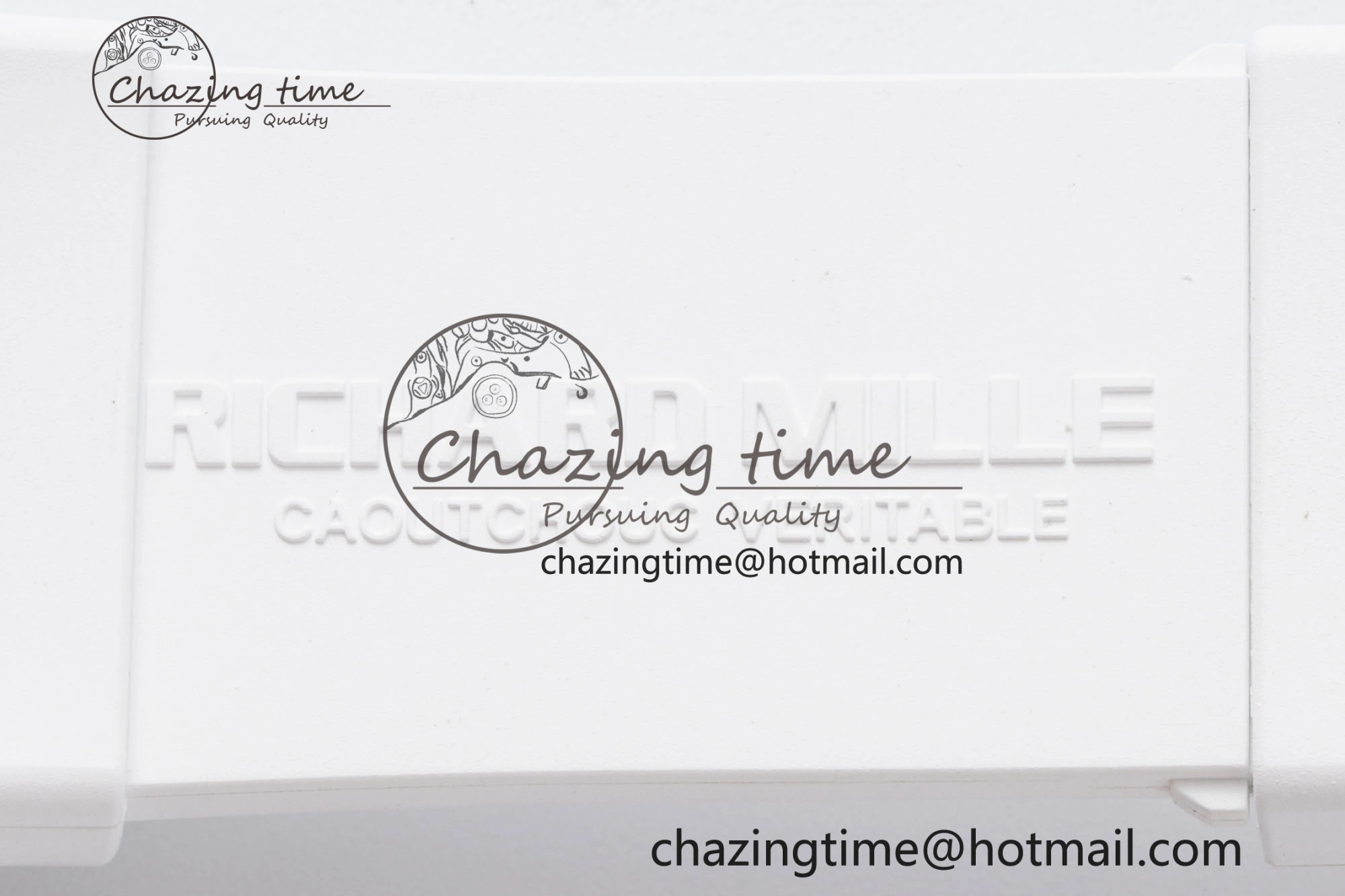 RM035-02 Real NTPT ZF 1:1 Best Edition Skeleton Dial on White Rubber Strap NH05A V3+