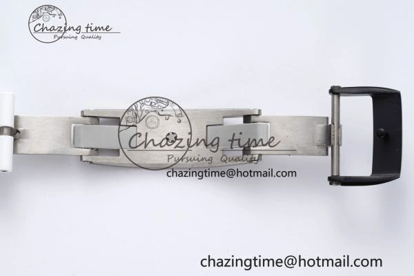 RM035-02 Real NTPT ZF 1:1 Best Edition Skeleton Dial on White Rubber Strap NH05A V3+