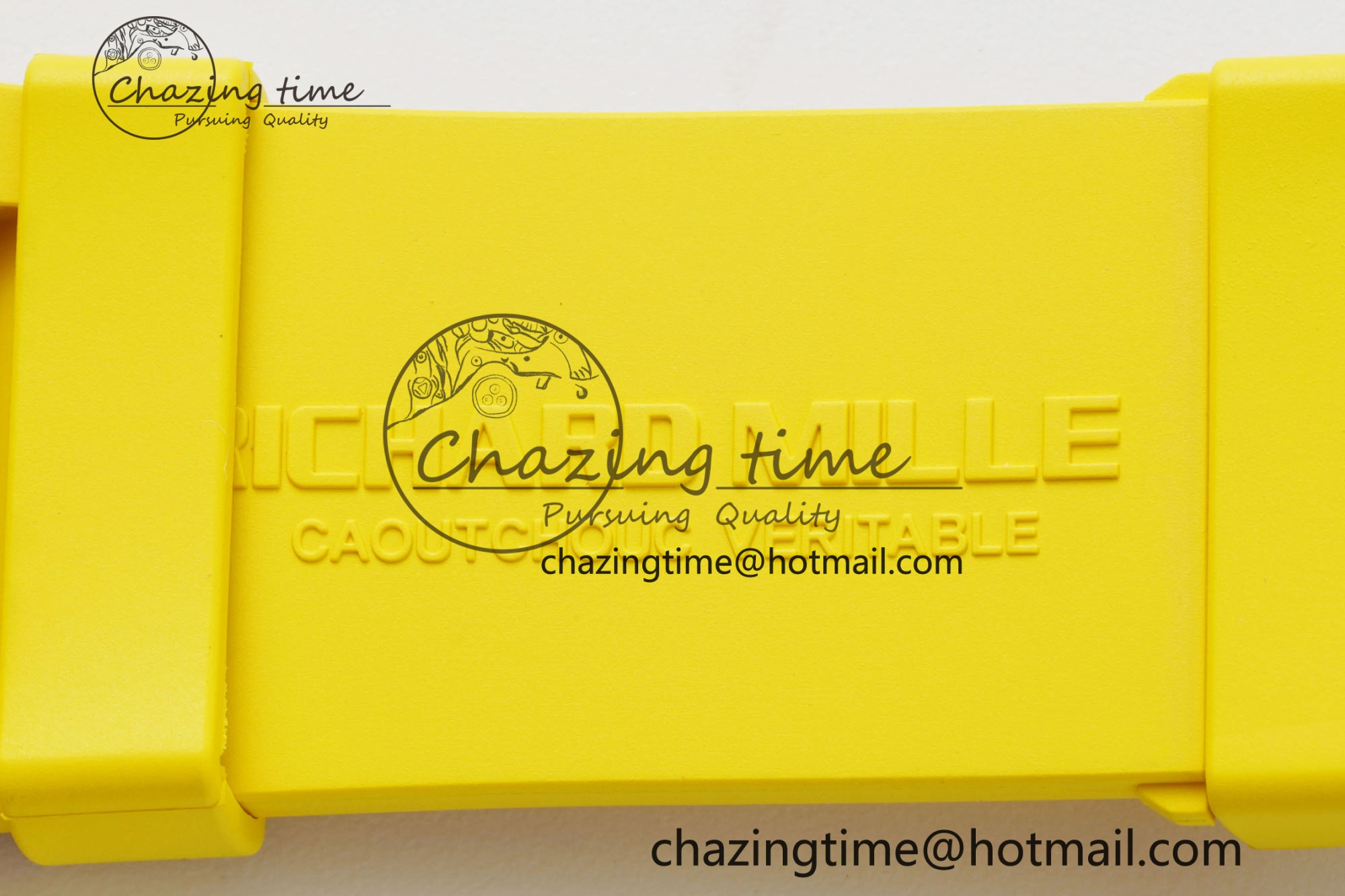 RM035-02 Real NTPT ZF 1:1 Best Edition Skeleton Dial on Yellow Rubber Strap NH05A V3+