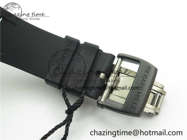 RM035-02 Real NTPT ZF All in One movement 1:1 Best Edition Skeleton Dial on Black Rubber Strap V4