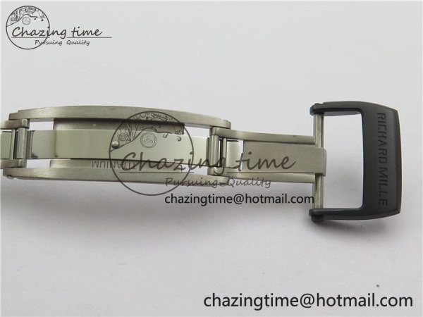 RM035-02 Real NTPT ZF All in One movement 1:1 Best Edition Skeleton Dial on White Rubber Strap V4