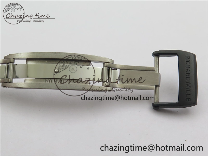 RM035-02 Real NTPT ZF All in One movement 1:1 Best Edition Skeleton Dial on White Rubber Strap V4