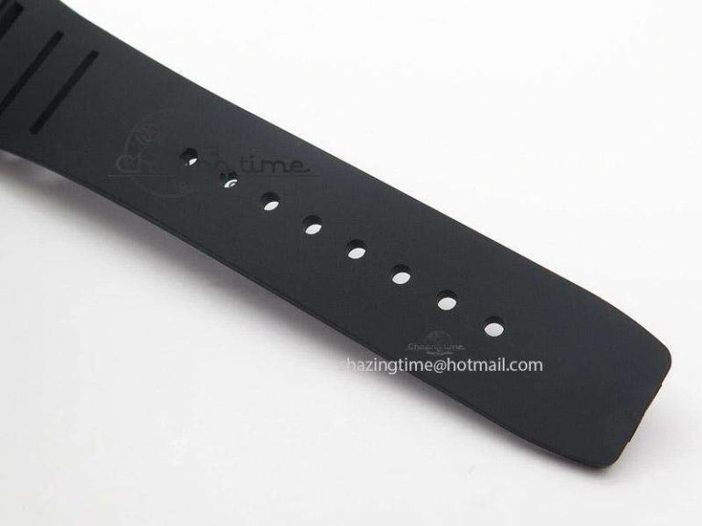 RM035 Rafael Nadal NTPT Carbon Black Skeleton Dial On Black Rubber Strap MIYOTA9015 RMF