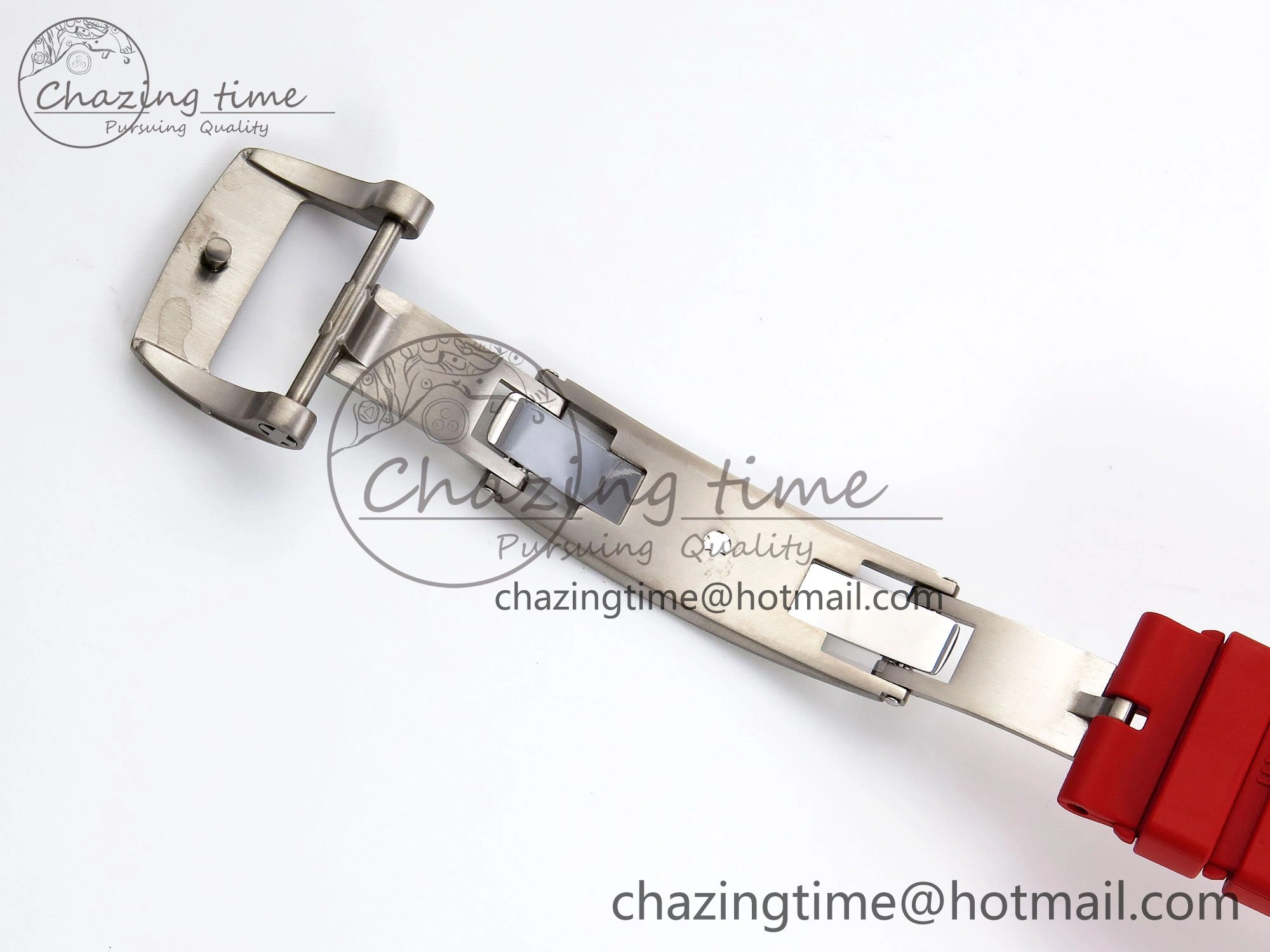 RM035 Red Carbon SONIC Best Edition Skeleton Dial on Red Rubber Strap Clone RMUL2