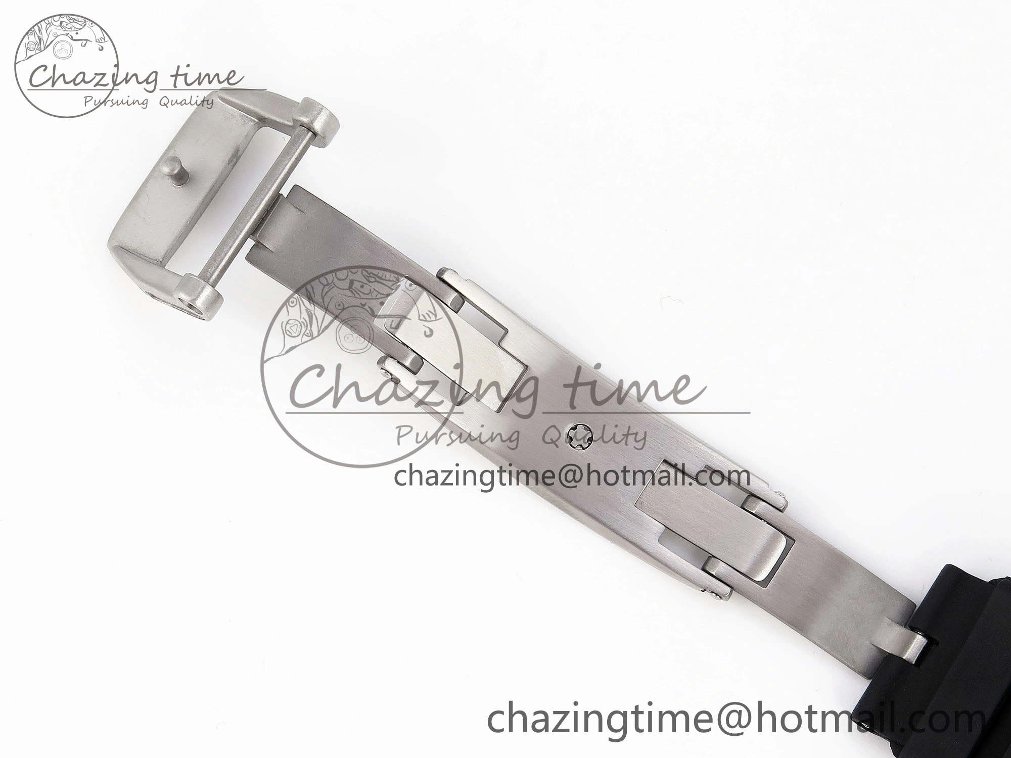 RM035 Transparent RMF Best Edition Skeleton Dial on Black Rubber Strap Clone RMUL2