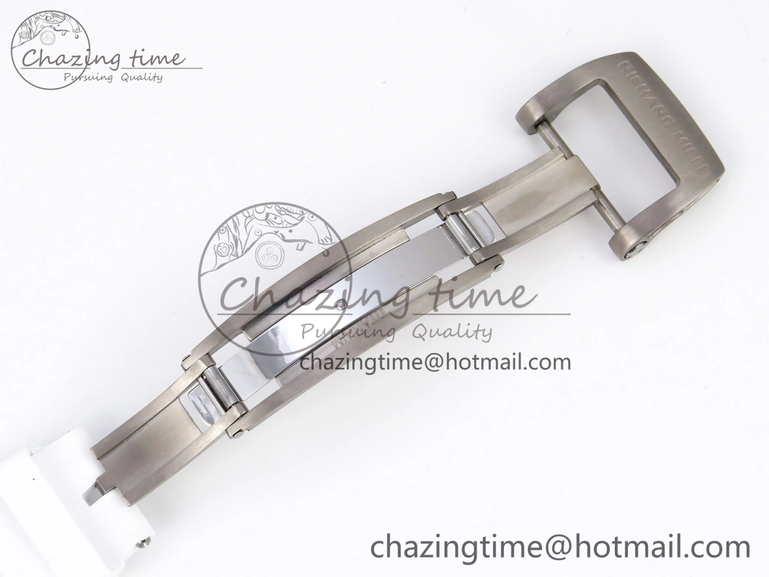RM035 Transparent SONIC Best Edition Skeleton Blue Dial on White Nylon Strap Clone RMUL2