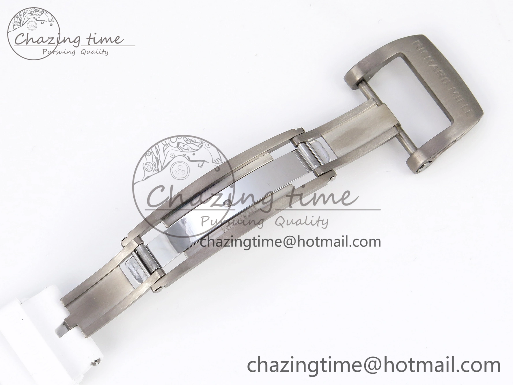 RM035 Transparent SONIC Best Edition Skeleton Blue Dial on White Nylon Strap Clone RMUL2