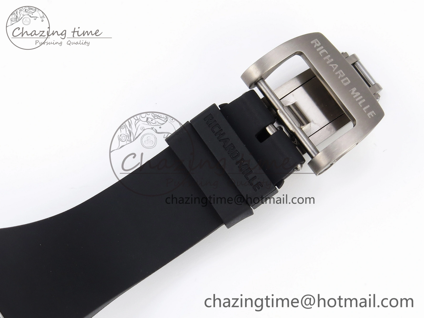 RM035 Transparent SONIC Best Edition Skeleton Dial on Black Nylon Strap Clone RMUL2