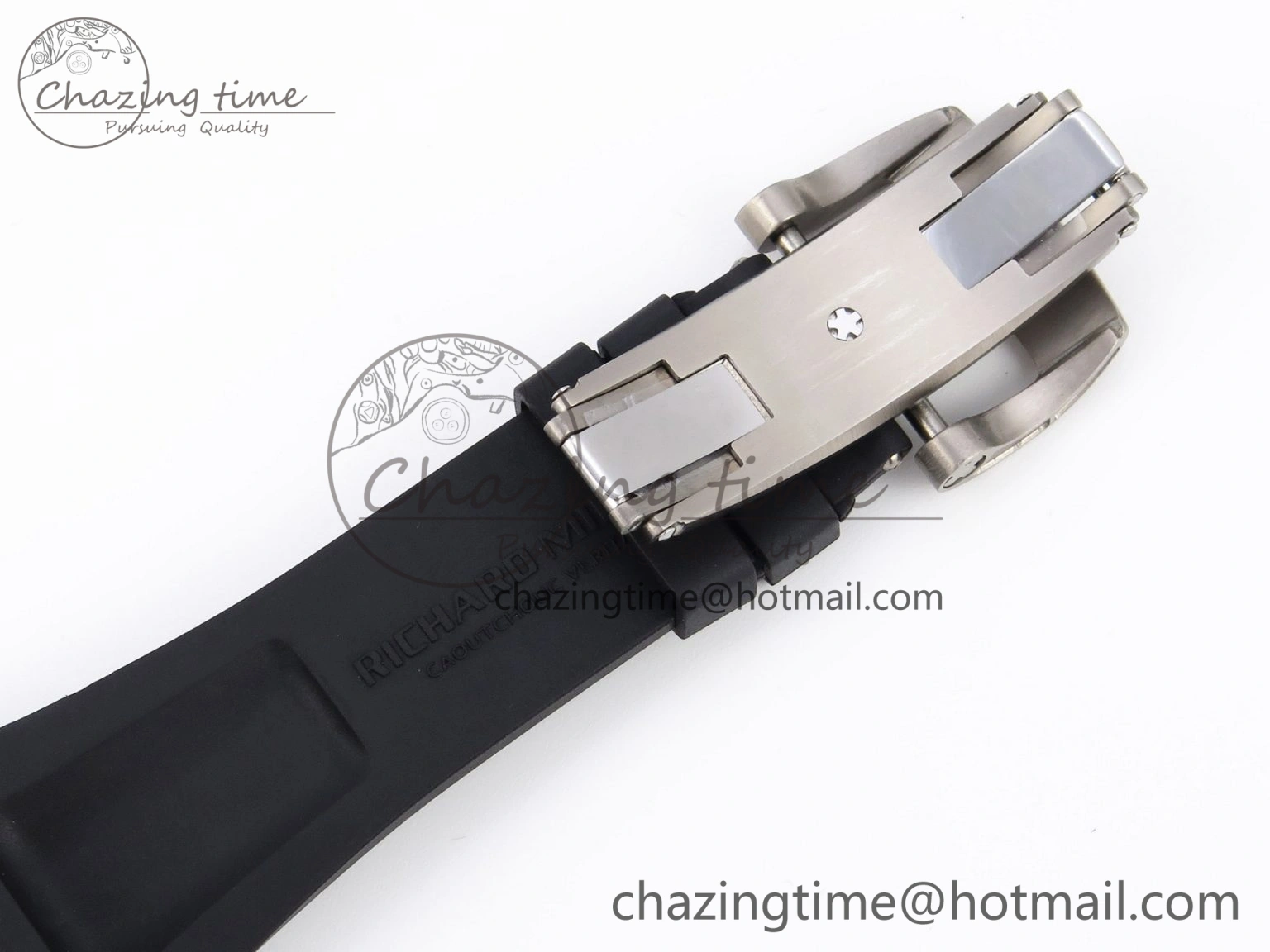 RM035 Transparent SONIC Best Edition Skeleton Dial on Black Nylon Strap Clone RMUL2