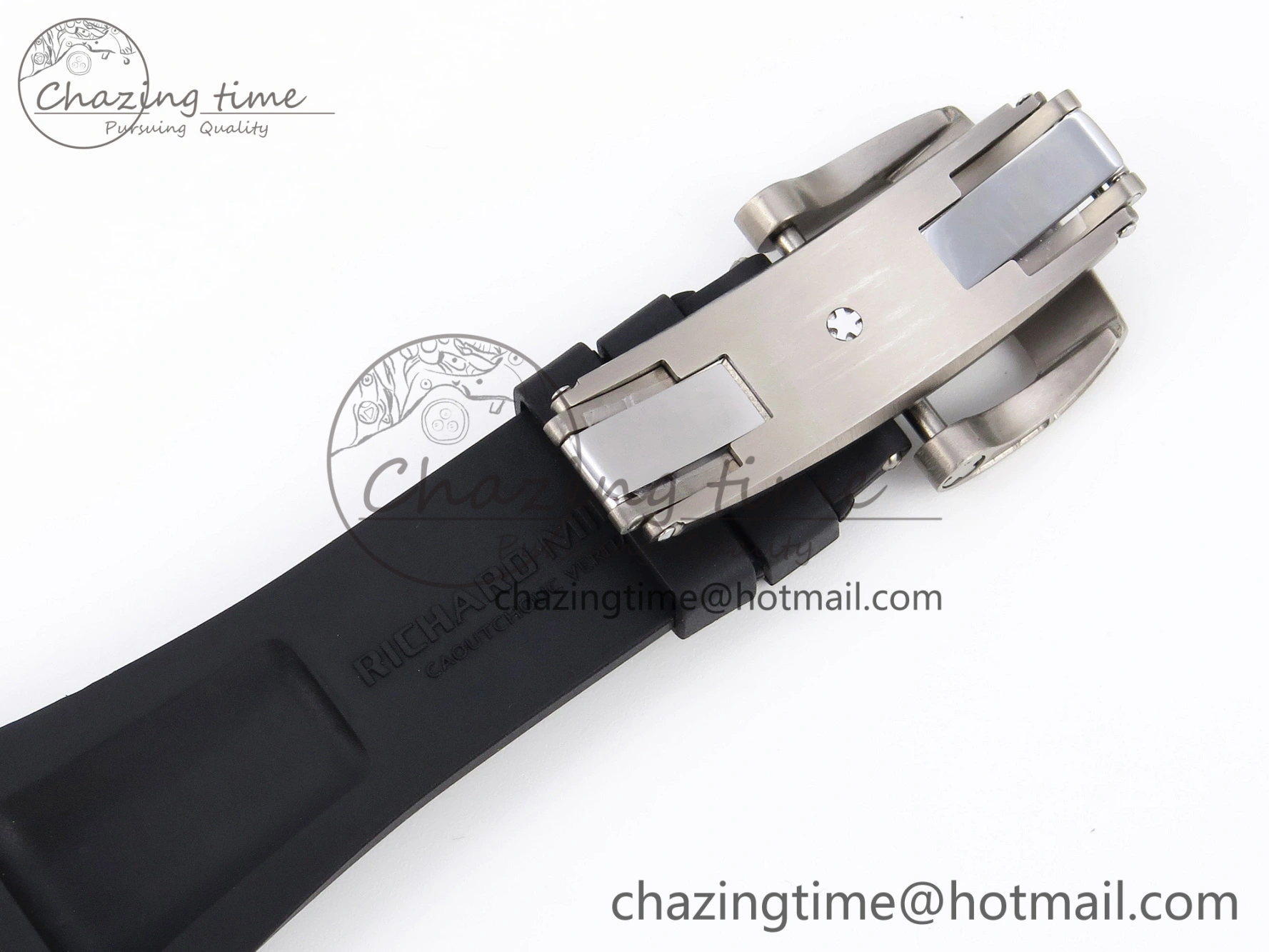 RM035 Transparent SONIC Best Edition Skeleton Dial on Black Nylon Strap Clone RMUL2