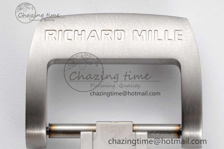RM035 White Carbon SONIC Best Edition Skeleton Dial on Red Rubber Strap Clone RMUL2