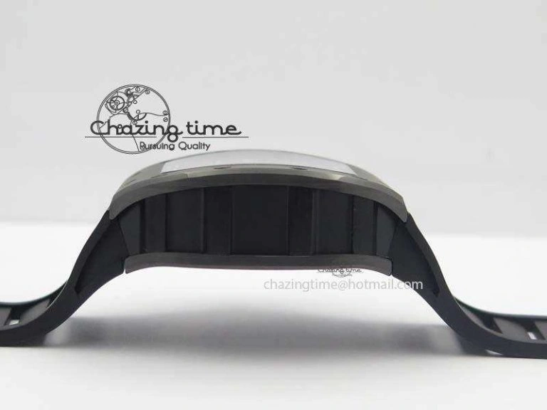 RM052-2 Black Ceramic Horse Dial On Black Rubber Strap MIYOTA8215 KVF