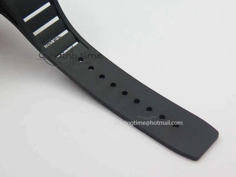 RM052-2 Black Ceramic Horse Dial On Black Rubber Strap MIYOTA8215 KVF
