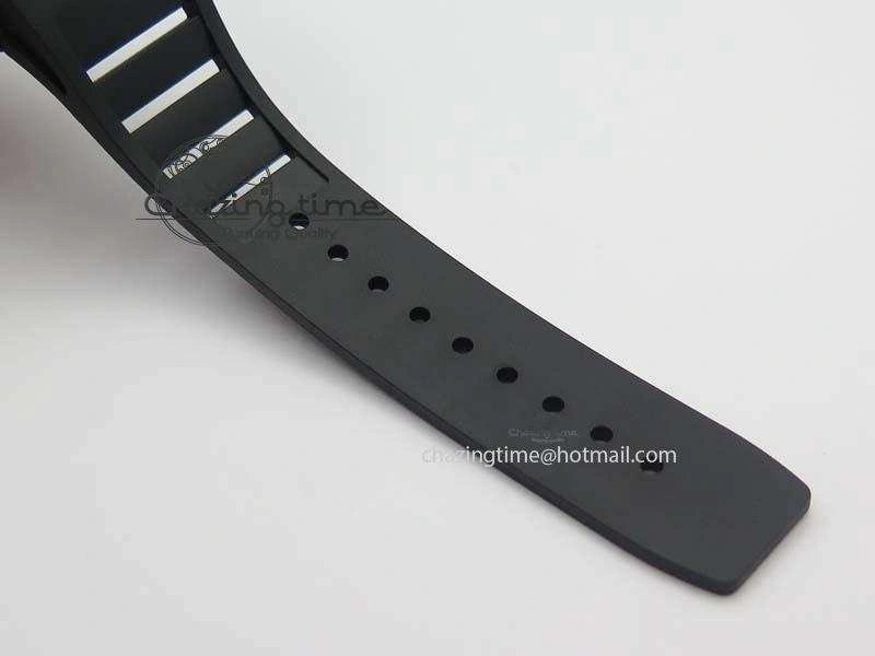 RM052-2 Black Ceramic Horse Dial On Black Rubber Strap MIYOTA8215 KVF