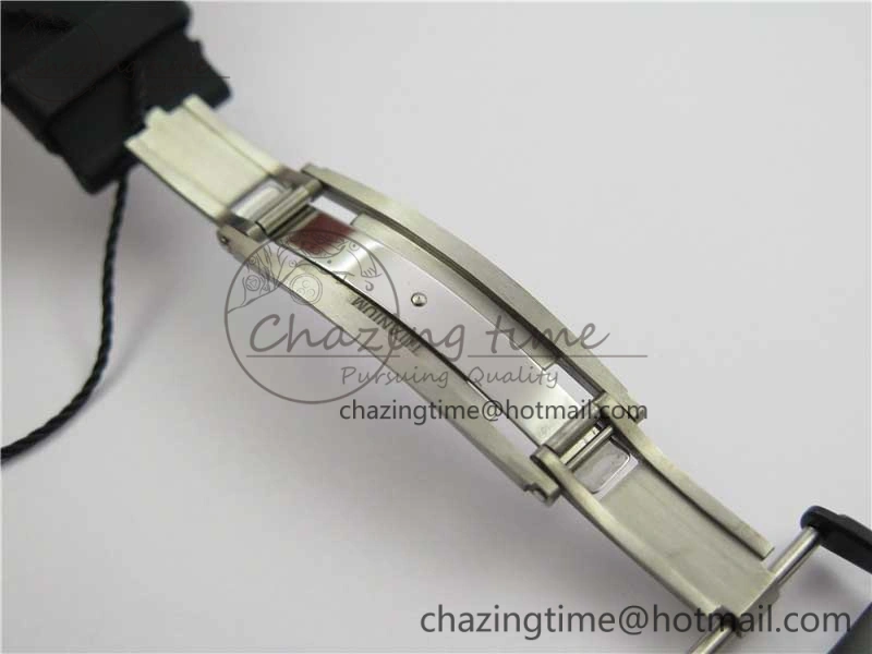 RM052 Skull Black Ceramic ZF 1:1 Best Edition RG Skeleton Dial on Black Rubber Strap NH05A