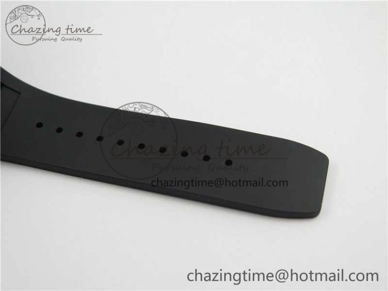 RM052 Skull Black Ceramic ZF 1:1 Best Edition RG Skeleton Dial on Black Rubber Strap NH05A
