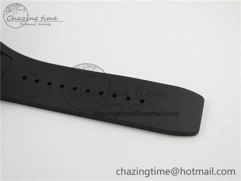RM052 Skull Black Ceramic ZF 1:1 Best Edition RG Skeleton Dial on Black Rubber Strap NH05A