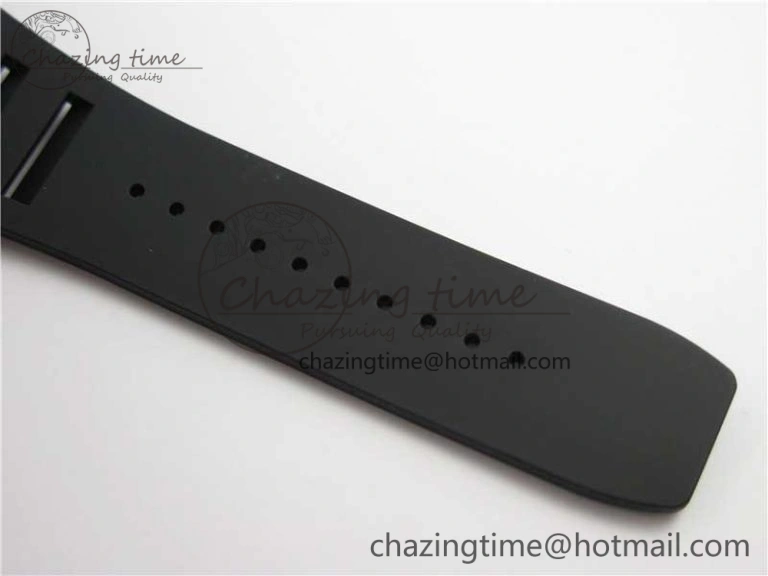 RM052 Skull Black Ceramic ZF 1:1 Best Edition RG Skeleton Dial on Black Rubber Strap NH05A