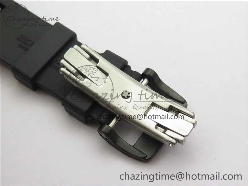 RM052 Skull Brushed Black Ceramic Real Tourbillon JBF 1:1 Best Edition RG Skull Dial on Black Rubber Strap
