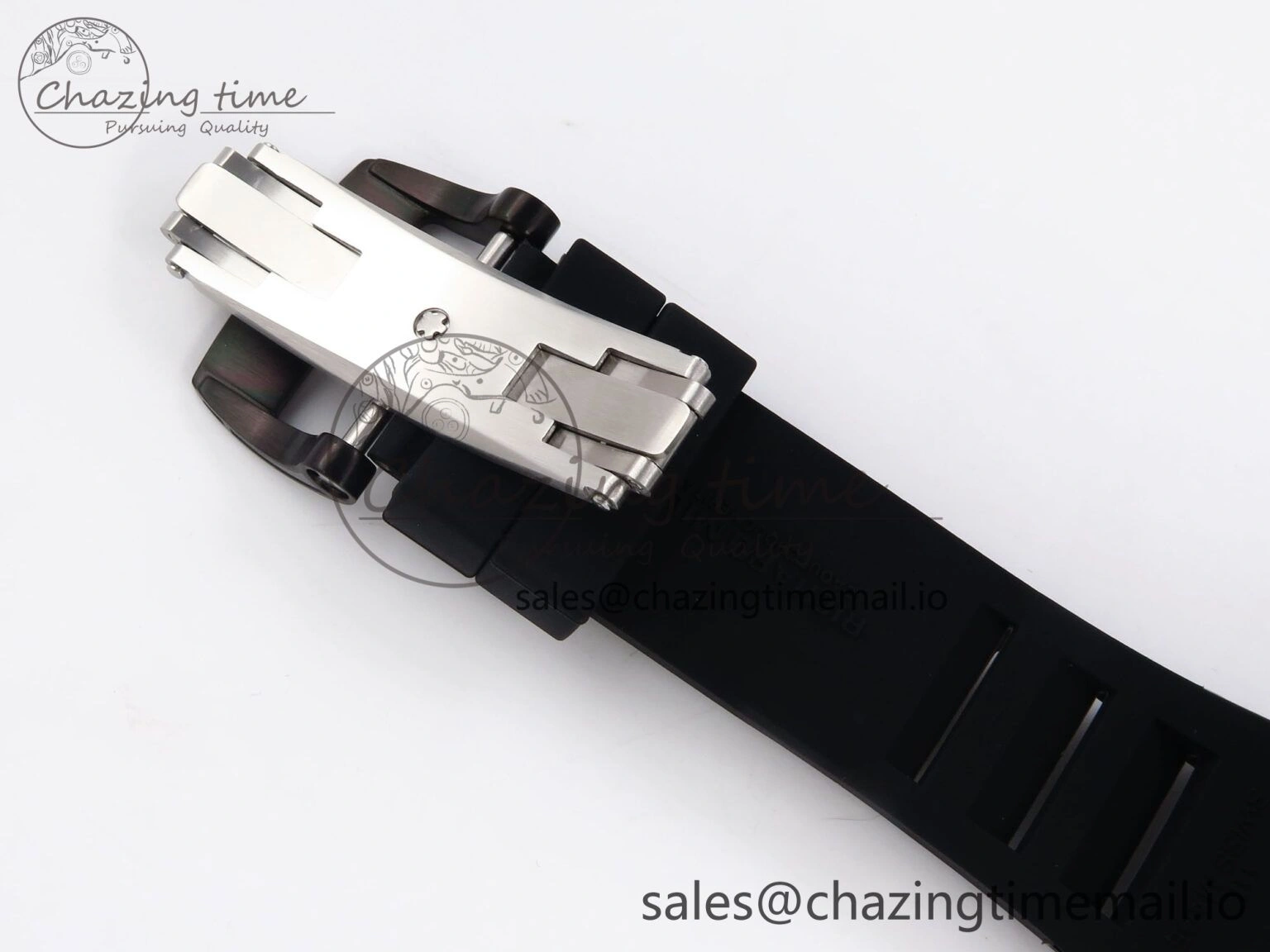 RM053-01 Real Forge Carbon JBF Best Edition Skeleton Dial on Black Rubber Strap Asian Movement