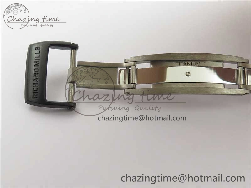 RM055-02 Real NTPT ZF 1:1 Best Edition Skeleton White Dial on White Rubber Strap NH05A V3