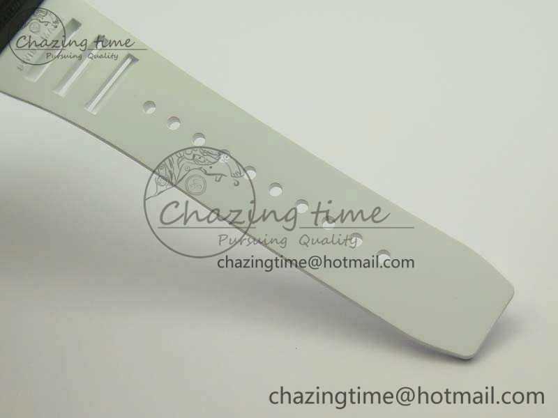 RM055 Carbon Case KVF Best Edition Skeleton Dial Gold Inner Bezel On Rubber Strap MIYOTA8215