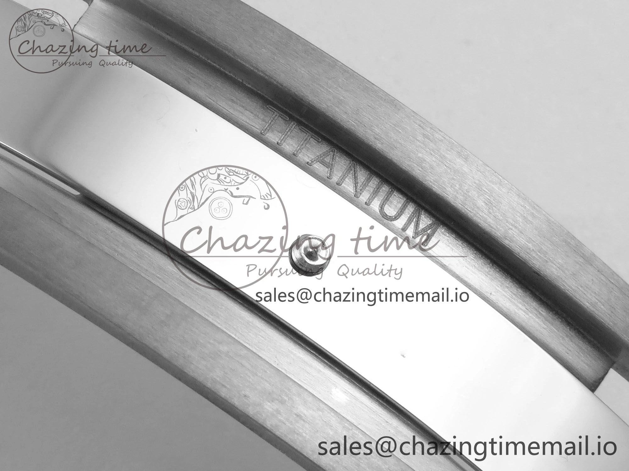 RM055 Gray Ceramic ZF 1:1 Best Edition on Gray Shark Rubber Strap RMUL2 Super Clone