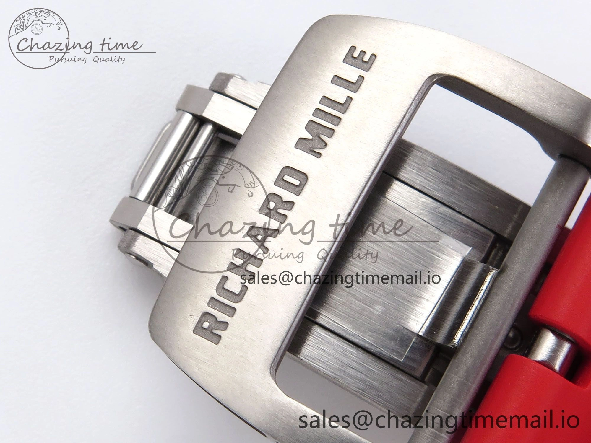 RM055 NTPT APSF 1:1 Best Edition Black Bezel Red Crown on Rubber Strap RMUL2 Super Clone