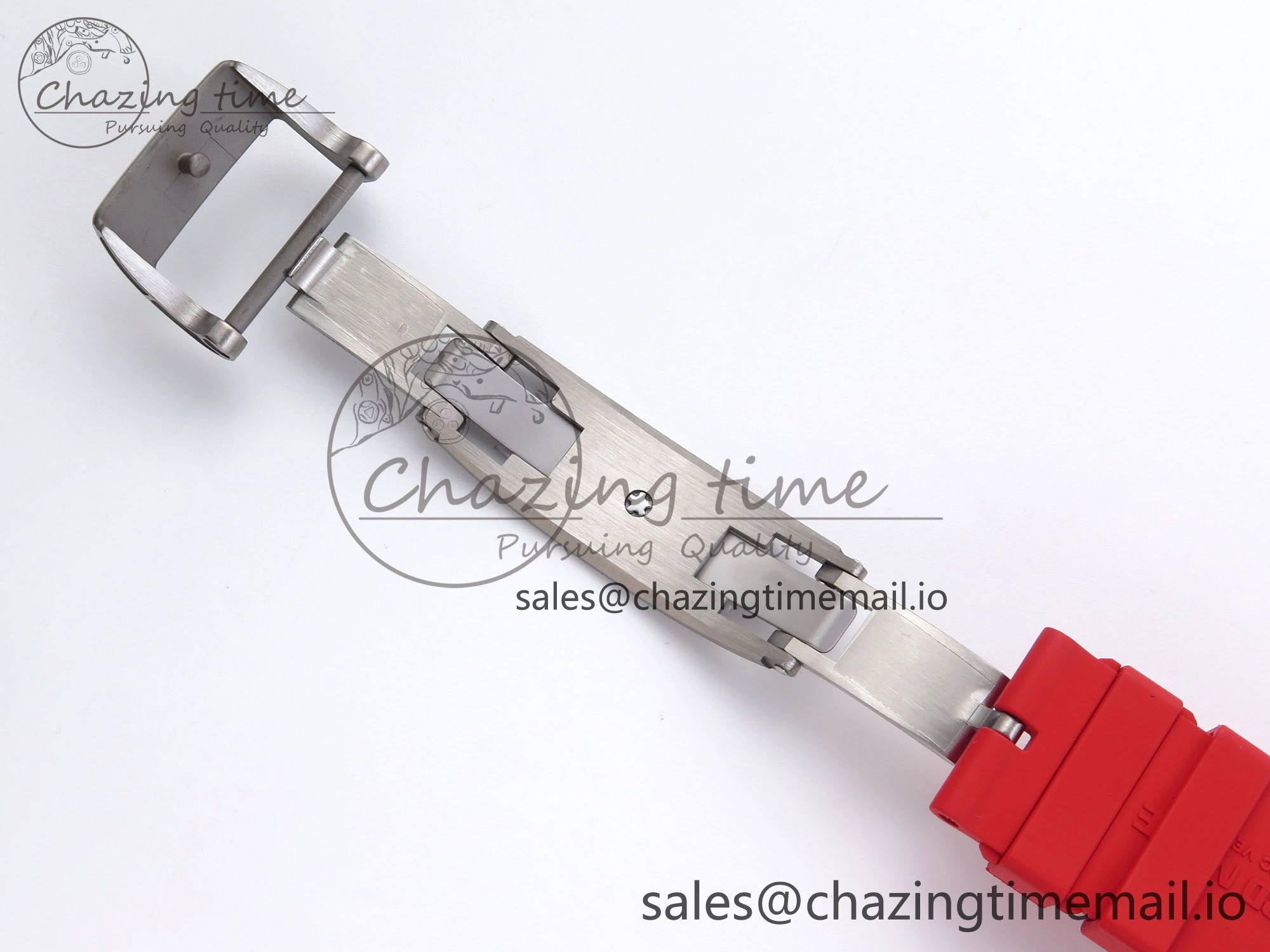 RM055 NTPT APSF 1:1 Best Edition Black Bezel Red Crown on Rubber Strap RMUL2 Super Clone