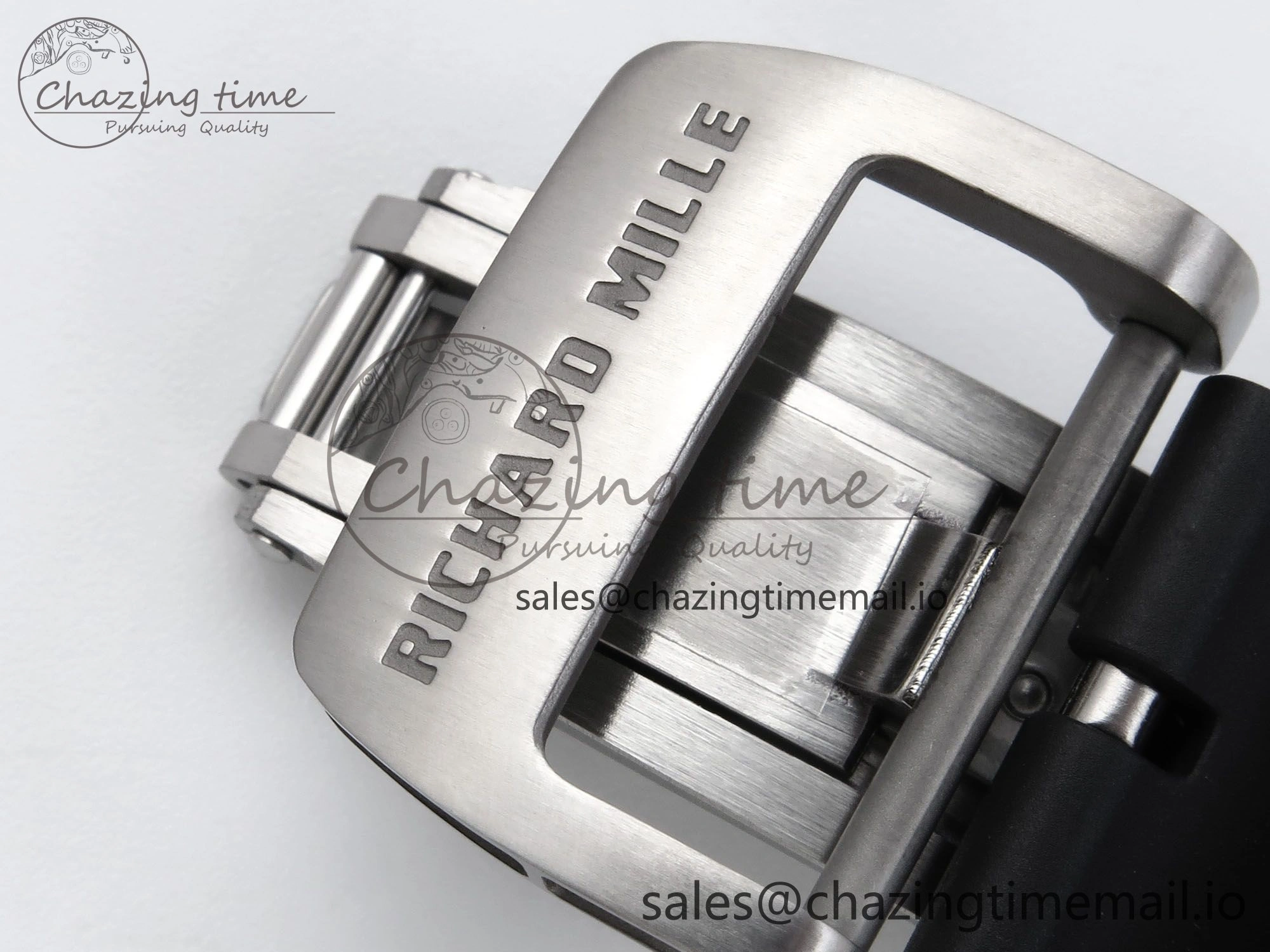 RM055 NTPT APSF 1:1 Best Edition RG Bezel Black Crown on Rubber Strap RMUL2 Super Clone