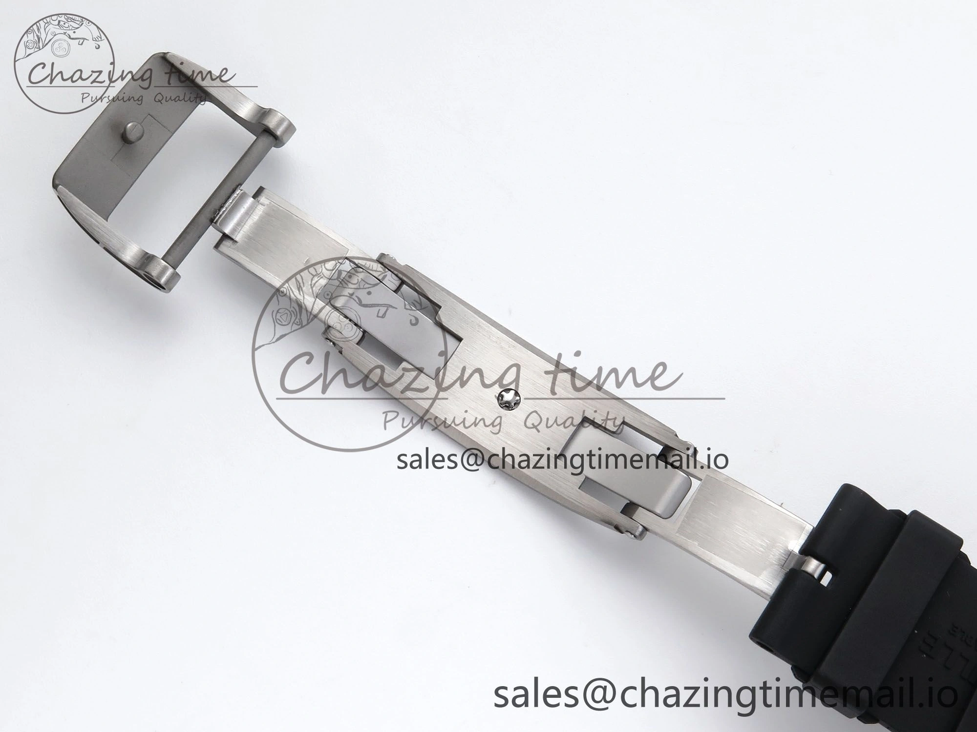 RM055 NTPT APSF 1:1 Best Edition RG Bezel Black Crown on Rubber Strap RMUL2 Super Clone